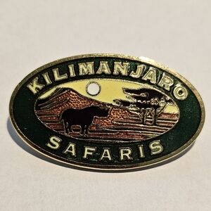 DISNEY WDW 2000 KILIMANJARO SAFARIS ANIMAL KINGDOM RHINO CLOISONNÉ LOGO PIN
